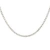 14k White Gold 8ct Round Brilliant Cut Diamond Tennis Necklace