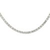 14k White Gold 8ct Round Brilliant Cut Diamond Tennis Necklace