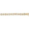 18k Two-Tone Gold 1.17ct Diamond Set Open Link Bracelet