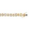 18k Two-Tone Gold 1.17ct Diamond Set Open Link Bracelet
