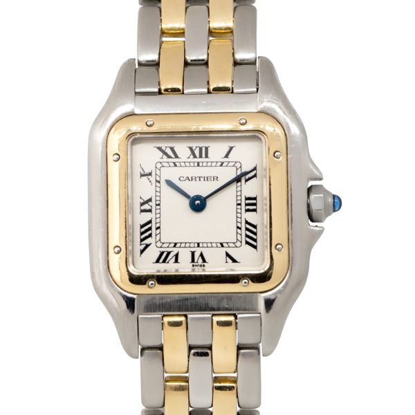 Cartier Panthère 18k Yellow Gold & Stainless Steel Ladies Small Model Watch