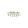 18k White Gold 7.51ctw Emerald Cut Diamond Eternity Ring