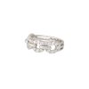 18k White Gold 0.68ctw Round Brilliant Cut Diamond Open Link Ring