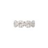 18k White Gold 0.68ctw Round Brilliant Cut Diamond Open Link Ring