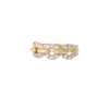 18k Yellow Gold 0.68ctw Round Brilliant Cut Diamond Open Link Ring
