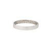 18k White Gold 5.25ctw Pave Diamond Flower Bangle Bracelet