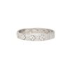 18k White Gold 5.25ctw Pave Diamond Flower Bangle Bracelet