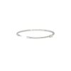 18k White Gold 1.02ctw Radiant Cut Diamond Pave Bangle Bracelet
