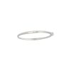 18k White Gold 1.02ctw Radiant Cut Diamond Pave Bangle Bracelet
