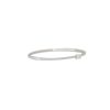 18k White Gold 1.02ctw Radiant Cut Diamond Pave Bangle Bracelet