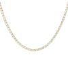 14k Yellow Gold 12.33ctw Round Brilliant Diamond Tennis Necklace