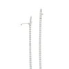 14k White Gold 7.88ctw Round Brilliant Cut Diamond Tennis Necklace