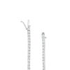 14k White Gold 11.66ctw Round Brilliant Cut Diamond Tennis Necklace