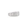 18k White Gold 1.75ctw Baguette Cut Diamond Tapered Band