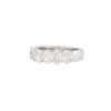 18k White Gold 1.91ctw Oval Shape 6 Diamond Ring