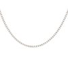 14k White Gold 2.82ctw Round Brilliant cut Diamond Tennis Necklace