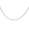 14k White Gold 2.82ctw Round Brilliant cut Diamond Tennis Necklace
