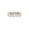 18k White Gold 7.14ct Heart Shape Diamond Eternity Ring