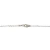 14k White Gold 0.53ctw Natural Round Brilliant Cut Diamond By The Yard Necklace