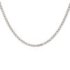14k White Gold 5.5ctw Natural Round Brilliant Cut Diamond Tennis Necklace
