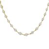 18k Yellow Gold 9.47ctw Natural Round Brilliant Cut Diamond Necklace