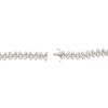 18k White Gold 16.23ctw Natural Pear Shape & Round Brilliant Cut Diamond Necklace