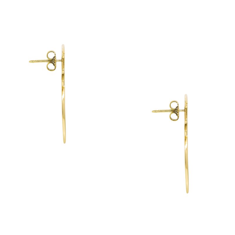 Tiffany & Co 18k Yellow Gold Paloma Picasso Scribble Earrings