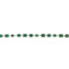 18k Two-Tone Gold Natural 46.10 Carat Emerald & 20.04 Carat Diamond Extra-long Necklace - Image 4