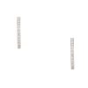 Roberto Coin 18k White Gold Natural 1.53 Carat Diamond Inside-Out Hoop Earrings