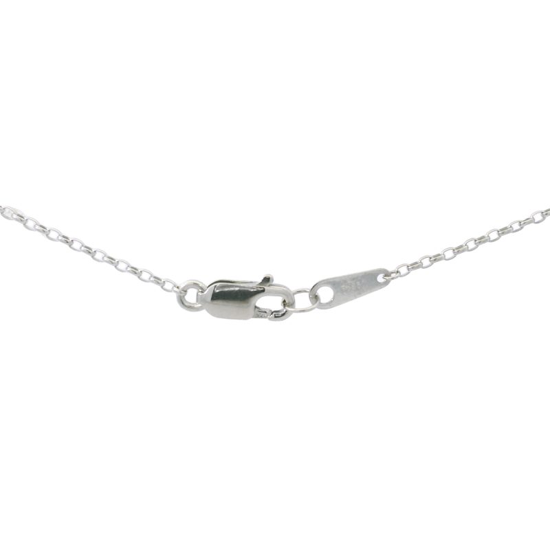 Platinum Natural 1.50 Carat Round Brilliant Cut Diamonds By The Yard Necklace
