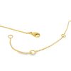 David Yurman 18k Yellow Gold Garnet Chatelaine & Pave Diamond Pendant Necklace