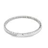 Roberto Coin 18k White Gold Symphony Princess Diamond Hinged Bracelet