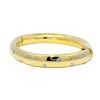 Tiffany & Co. 18k Yellow Gold Scattered Diamond Hinged Solid Bracelet