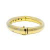 Tiffany & Co. 18k Yellow Gold Scattered Diamond Hinged Solid Bracelet
