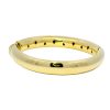 Tiffany & Co. 18k Yellow Gold Scattered Diamond Hinged Solid Bracelet