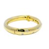 Tiffany & Co. 18k Yellow Gold Scattered Diamond Hinged Solid Bracelet