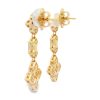 Roberto Coin 18k Rose Gold Venetian Princess Carnival Diamond & Tanzanite Earrings