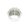 Platinum Natural 5.0 Carat Round Brilliant & Baguette Cut Diamond Dome Ring