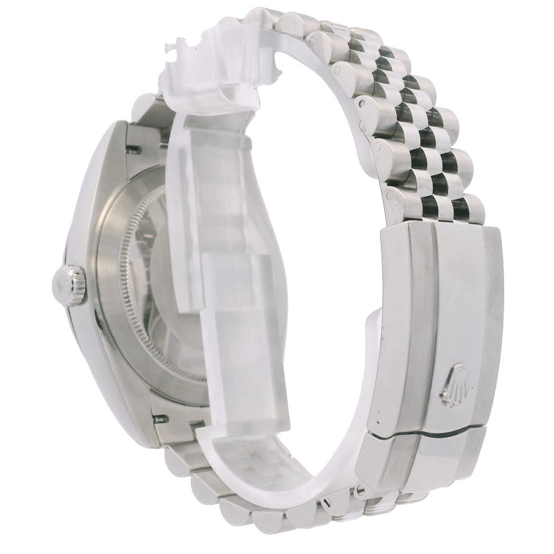 Rolex 126334 Datejust Stainless Steel Rhodium Diamond Dial 41mm Watch