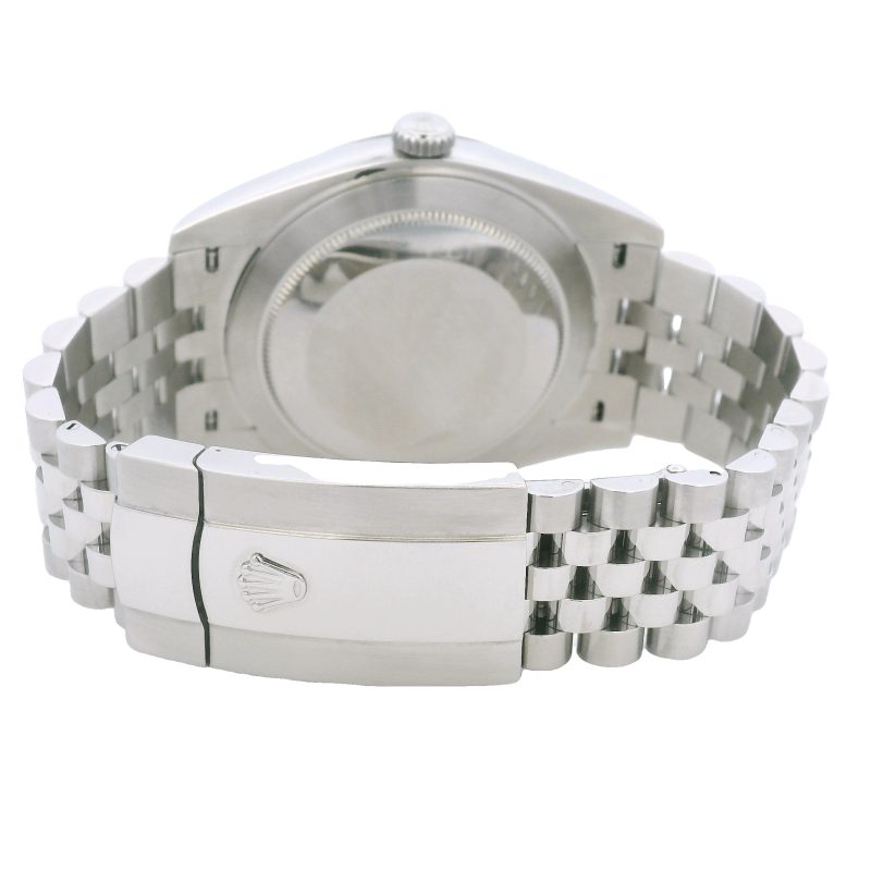 Rolex 126334 Datejust Stainless Steel Rhodium Diamond Dial 41mm Watch