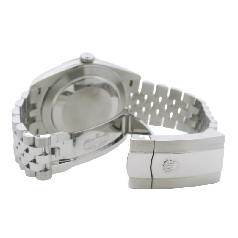Rolex 126334 Datejust Stainless Steel Rhodium Diamond Dial 41mm Watch
