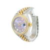Rolex 279383RBR Datejust Two-Tone Lavender Tapestry Dial Diamond Bezel Watch
