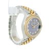 Rolex 279383RBR Datejust Two-Tone Lavender Tapestry Dial Diamond Bezel Watch