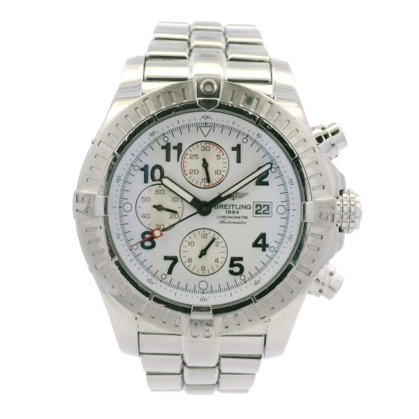 Breitling A13370 Super Avenger Chronometer Stainless Steel 48mm Watch